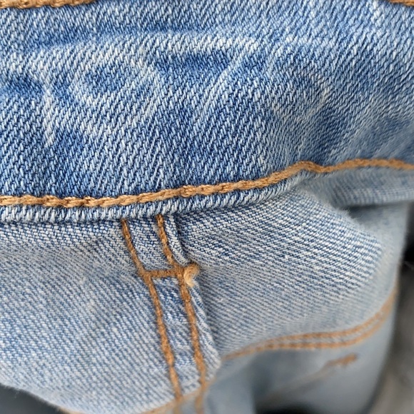 Zara Basic Z1975 Denim Light Wash Distressed Jeans Size 4 - Picture 16 of 16